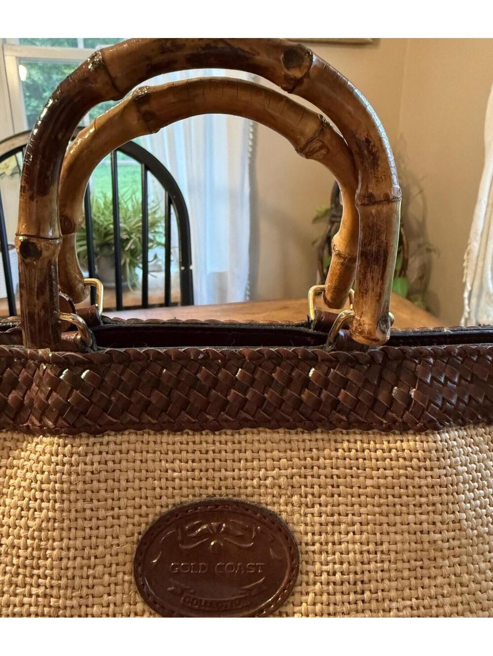 Gold Coast Tote Boho Resort Wear Purse - Picture 2 of 8